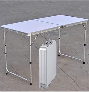 Table pliante en aluminium dubai gallery, table portable légère et réglable pour le camping,