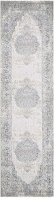 Tapis pan emirates home furniture paris 80x300 cm - bleu