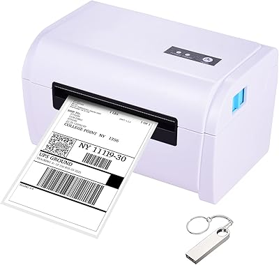 Imprimante d'étiquettes thermique de bureau morelian 4x6, imprimante d'étiquettes d'emballage d'expédition 160 mm/s