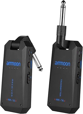 Système récepteur de transmission audio sans fil am-5g 5.8g amplificateur de guitare basse