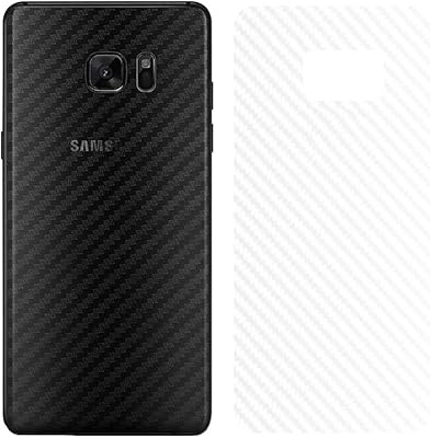 Jadyass autocollant en fibre de carbone protecteur arrière transparent pour samsung galaxy note