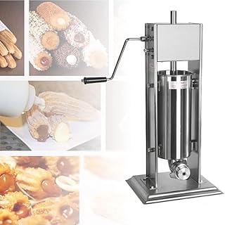 Machine à churro manuelle commerciale avec réservoir de 5 l, remplisseuse manuelle