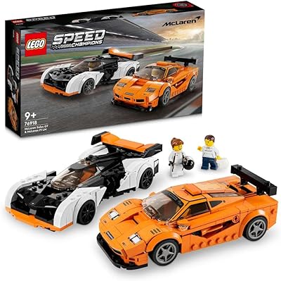 Jeu de construction lego® speed ​​​​champions mclaren solus gt et mclaren f1 lm