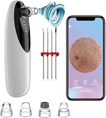 Aspirateur de points noirs dmg dissolvant avec caméra