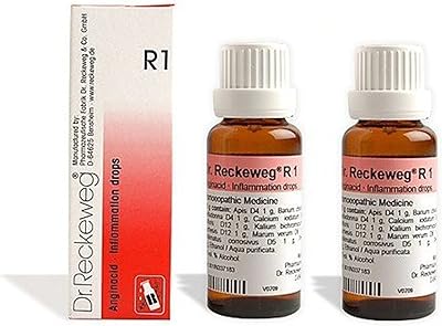 Dr reykweg allemagne médecine homéopathique - r1 - gouttes contre l'inflammation