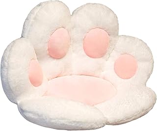 Coussin d'assise patte de chat pour canapé et chaise de bureau, coussin chaud