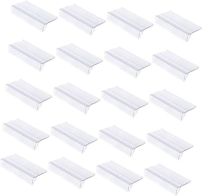 Siyu 30 pièces étiquettes de prix petits bacs de rangement en plastique