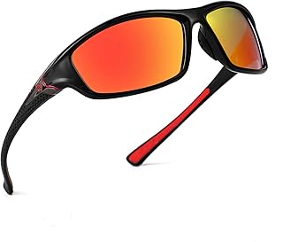 Lunettes de soleil polarisées de sport pour hommes et femmes, cyclisme, pêche, course