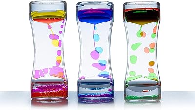 Ensemble de minuterie à bulles à mouvement liquide, jouet fidget, bureau, les couleurs