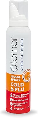 Spray nasal otomar rhume et grippe pour adultes : premier jet réglable, 100