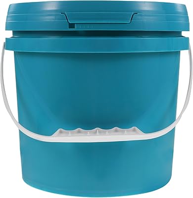 Seau de peinture en plastique osalade 5l avec couvercle et poignée, récipients