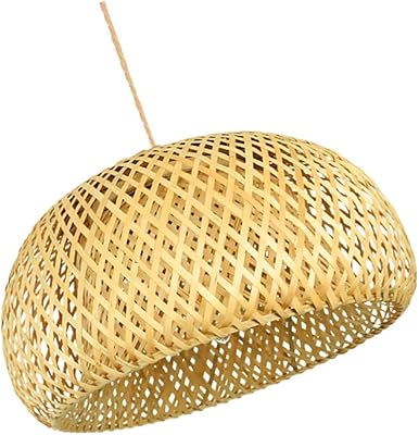 Lampes suspendues au plafond bajoli - 30 cm design vintage en bambou naturel