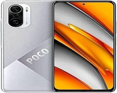 Téléphone portable xiaomi poco f3 moonlite silver double sim, 6 go de ram