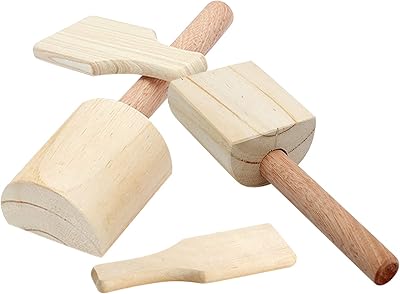 4 pièces palettes d'argile en bois boue poterie outil planche couverture poterie sculpture