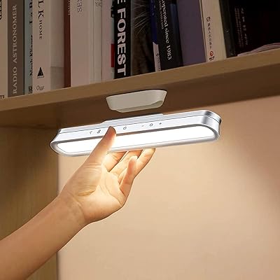 Bande lumineuse led magnétique, lampe de bureau à intensité variable avec commande tactile