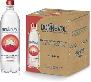 Eau artésienne naturelle de bonneval enracinée en savoie france bouteille fabriquée
