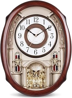 Horloge murale de 24 pouces, horloge à pendule européenne de luxe, muette, grande