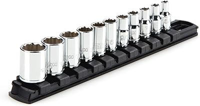 Jeu de douilles tekton 12 pans 1/4", 11 pièces (5/32-9/16") | shd90103