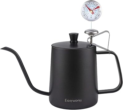 Bouilloire à café col de cygne eased works de 600 ml avec thermomètre