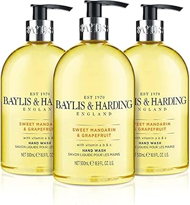 Lavage des mains baylis & hardinge pamplemousse et mandarine douce 500