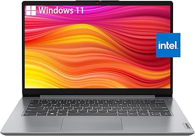 Ordinateur portable lenovo ideapad 1i, dernier modèle 2023, écran hd de 14 pouces