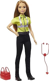 Poupée barbie paramédicale mini brune (12" 3040 cm) vêtements et accessoires de jeu
