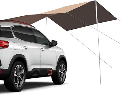 Auvent de voiture - auvent de tente de camping en tissu oxford 210d | auvent de camion léger avec piquets de tente, corde de camping et sac de rangement, accessoires de camping genie truck. Diaytar : Où vos envies rencontrent votre budget