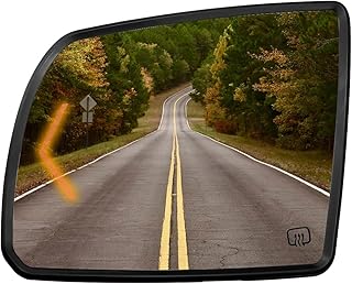 Rétroviseur en verre chauffant côté conducteur pour toyota sequoia tundra 2008-2017 de remplacement