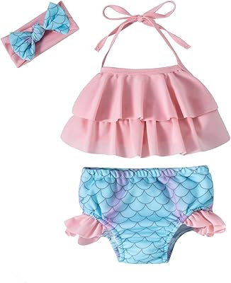 Maillot de bain pour bébés filles, maillot de bain à volants pour bébé