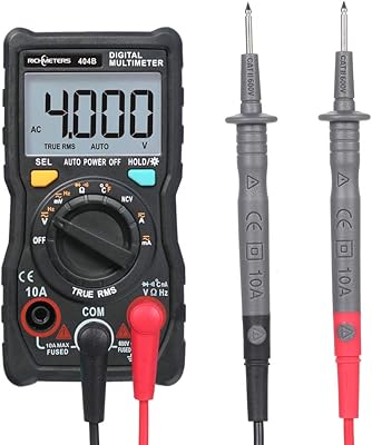 Multimètre numérique andoer rm404b, mini multimètre de tension ac/dc, compteur de température à