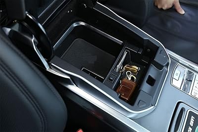 Boîte de rangement pour console centrale shaya pour land rover range rover vogue/sport