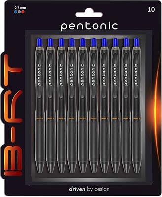 Stylo à bille link pentonic brt (0,7 mm, encre bleue) paquet de 10