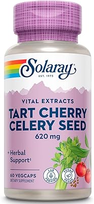 Supplément solaray - graines de cerises et de céleri 60 capsules végétariennes (s)