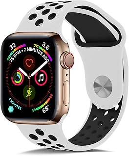 Bracelet en silicone jxh-life compatible avec apple watch 38 mm 40 pour series