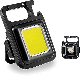 Mini lumières led cob lampes de travail étanches 800 lumens porte-clés
