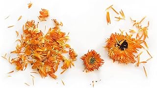 Pétales de fleurs de calendula séchées biologiques 50 g pour thé