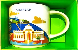 Tasse à café sharjah série starbucks you are here (414 ml)