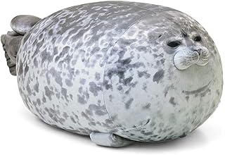 Oreiller en peluche renlin chubby blob seal, joli oreiller en forme d'animal