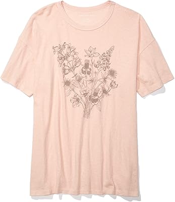 T-shirt graphique à col rond grande taille pour femme u-1305-8287-615