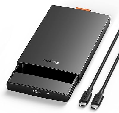 Boîtier de disque dur ugreen usb c avec câble usb c vers c