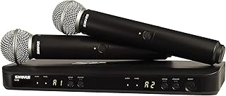 Shure blx288-sm58 double système audio sans fil deux microphones dynamiques sm58 professionnel
