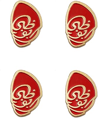 Autocollant logo calligraphie émirati d'abu dhabi 2d 4 pièces métalliques 2cm