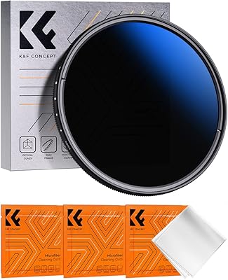 K concept et filtre d'objectif nd variable 82 mm nd2-nd400
