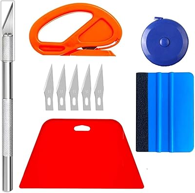 Beauenty kit d'outils d'emballage de voiture 10 pièces outil d'installation de film vinyle