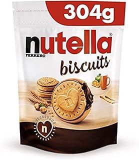Ferrero nutella - biscuits, 304g - paquet de 2