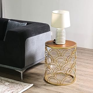 Table lorcan danube home | de salon multifonctionnelle d'appoint ronde peu
