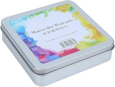 Papier en coton portable, papier aquarelle pressé à froid pour la fabrication