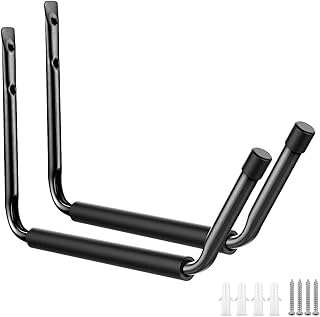 Crochets de rangement robustes pour kayak d'intérieur, support mural pour planche à pagaie, planche de surf, planche à roulettes, échelle, chaises pliantes, vélos et outils (paquet de 2). Diaytar Sénégal : Parce que chaque FCFA compte