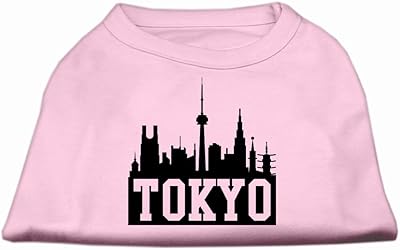 Mirage pet products chemise sérigraphiée tokyo skyline 12 pouces pour animaux de compagnie