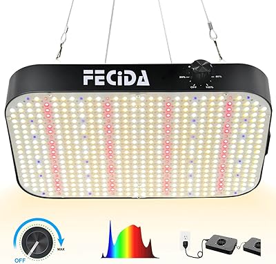 Lumière led ficada 600 w à intensité variable meilleure lampe de culture